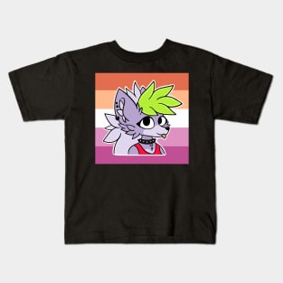 lesbian roxy wolf Kids T-Shirt